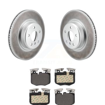 Front Coated Disc Brake Rotors And Semi-Metallic Pads Kit For Toyota GR Supra KGF-103035