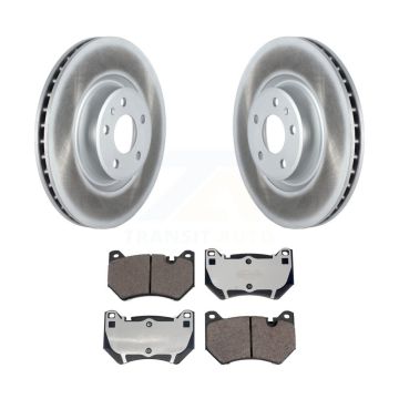 Front Coated Disc Brake Rotors And Semi-Metallic Pads Kit For Audi Q5 Sportback KGF-103045