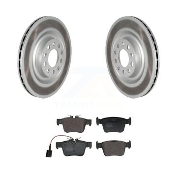 Rear Coated Disc Brake Rotors And Semi-Metallic Pads Kit For Alfa Romeo Stelvio Giulia KGF-103050