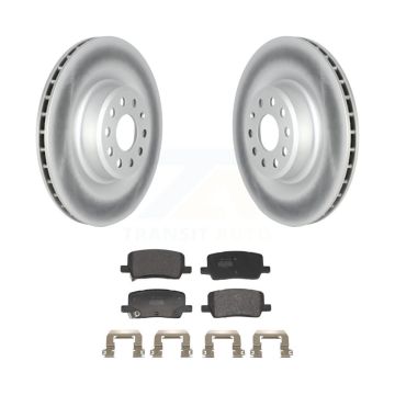 Rear Coat Brake Rotor Semi-Metallic Pad Kit For Tesla X S With Single Piston Caliper KGF-103053