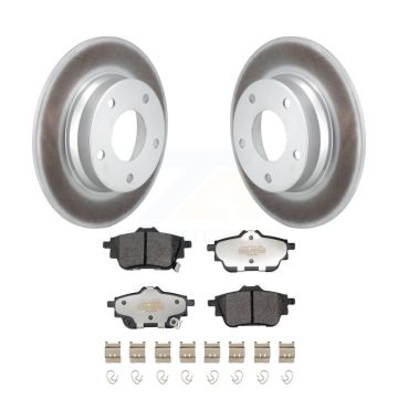 Rear Coat Brake Rotors Semi-Metallic Pad Kit For 2020-2023 Nissan Sentra Disc rear brakes KGF-103056