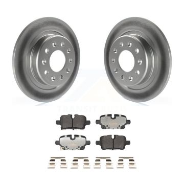 Rear Coat Disc Brake Rotor Semi-Metallic Pad Kit For Chevrolet Equinox GMC Terrain Malibu KGF-103062
