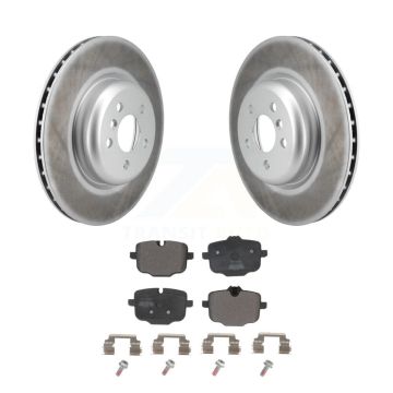 Rear Coat Brake Rotors Semi-Metallic Pad Kit For BMW X5 X7 540i xDrive X6 750i M550i 530e KGF-103063