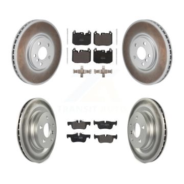 Front Rear Coat Disc Brake Rotor Semi-Metallic Pad Kit For Mini Cooper Countryman Clubman KGF-103111