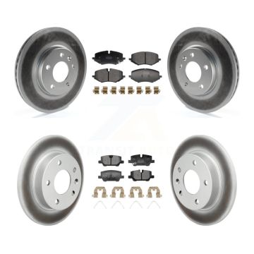 Front Rear Coat Brake Rotors Semi-Metallic Pad Kit For Chevrolet Trailblazer Buick Encore KGF-103165