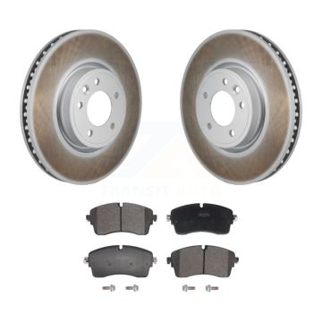 Front Coat Brake Rotor Semi-Metallic Pad Kit For Land Rover Discovery Range DIESEL engine KGF-103202