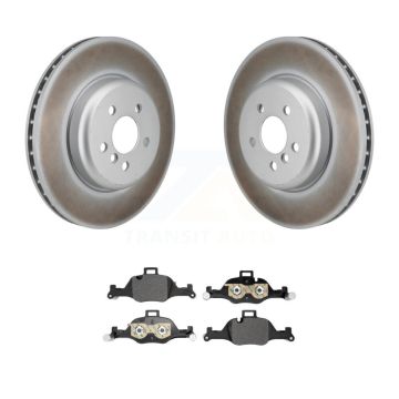 Front Coat Brake Rotors Semi-Metallic Pad Kit For BMW X5 X6 530i xDrive i4 540i 530e 540d KGF-103206