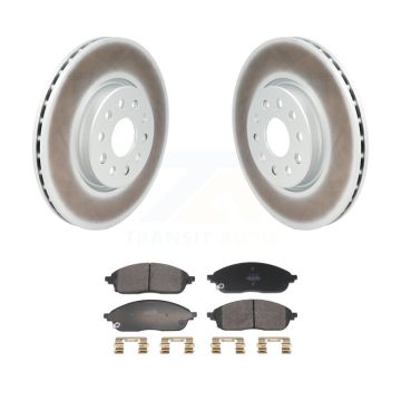 Front Coated Disc Brake Rotors And Semi-Metallic Pads Kit For Jeep Grand Cherokee L KGF-103229