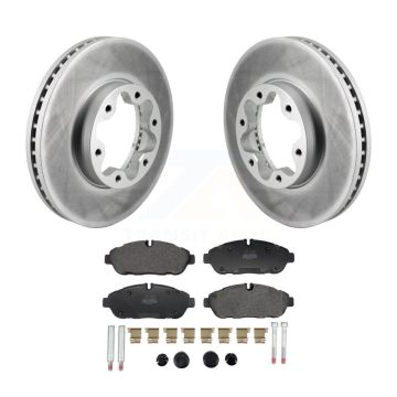 Front Coat Brake Rotor Semi-Metallic Pad Kit For Ford Transit-250 Transit-350 Transit-150 KGF-103233