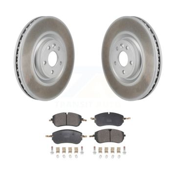 Front Coat Brake Rotors Semi-Metallic Pad Kit For Land Rover Range Evoque Discovery Sport KGF-103234
