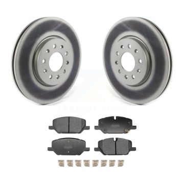 Front Coated Disc Brake Rotor And Semi-Metallic Pad Kit For Chevrolet Equinox GMC Terrain KGF-103240