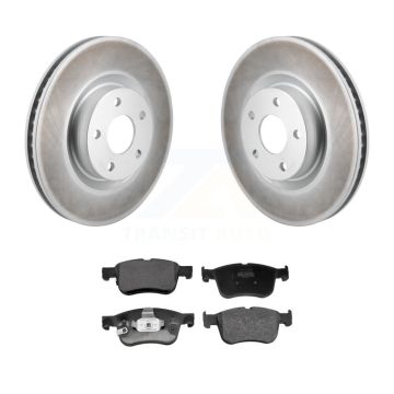 Front Coat Brake Rotor Semi-Metallic Pad Kit For Ford Escape Bronco Sport Lincoln Corsair KGF-103251