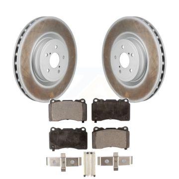 Front Coated Disc Brake Rotors And Semi-Metallic Pad Kit For Subaru BRZ Impreza Toyota 86 KGF-103254