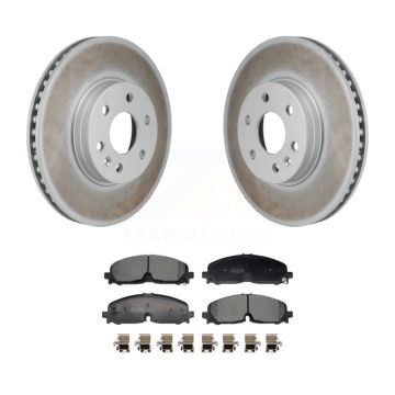 Front Coat Brake Rotors Semi-Metallic Pad Kit For 2021-2022 Chevrolet Colorado GMC Canyon KGF-103264
