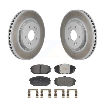 Front Coat Brake Rotors Semi-Metallic Pad Kit For Hyundai Tucson Kia Sportage Ioniq 5 EV6 KGF-103265