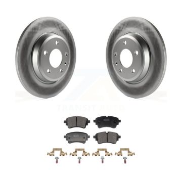 Rear Coated Disc Brake Rotors And Semi-Metallic Pads Kit For Audi A4 Quattro A5 Sportback KGF-103267