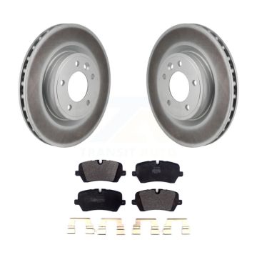 Rear Coated Disc Brake Rotors And Semi-Metallic Pads Kit For Land Rover Discovery Range KGF-103268