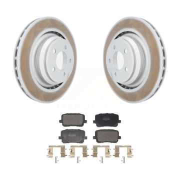 Rear Coated Disc Brake Rotors And Semi-Metallic Pads Kit For Dodge Charger KGF-103283