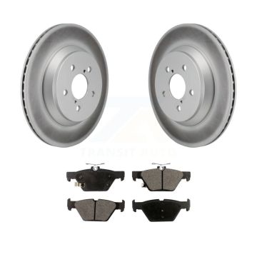 Rear Coated Disc Brake Rotors And Semi-Metallic Pads Kit For Subaru Crosstrek KGF-103284