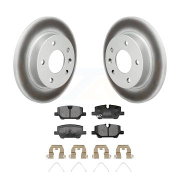 Rear Coated Brake Rotor & Semi-Metallic Pad Kit For Chevrolet Trailblazer Buick Encore GX KGF-103295