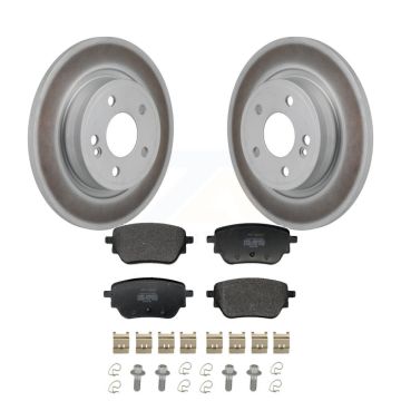 Rear Coated Disc Brake Rotors And Semi-Metallic Pads Kit For Mercedes-Benz A220 CLA250 KGF-103299