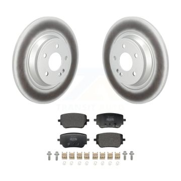 Rear Coated Brake Rotor Semi-Metallic Pad Kit For Mercedes-Benz GLB250 GLA250 EQB 350 300 KGF-103301