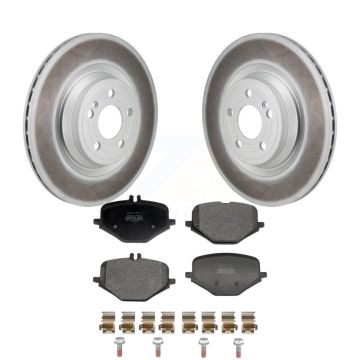 Rear Coated Disc Brake Rotors And Semi-Metallic Pads Kit For Mercedes-Benz GLE63 AMG S KGF-103302