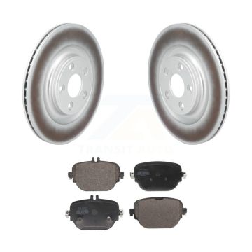 Rear Coat Brake Rotor Semi-Metallic Pad Kit For Mercedes-Benz E400 E450 E53 AMG E43 CLS53 KGF-103307
