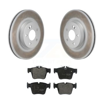 Rear Coated Brake Rotor Semi-Metallic Pad Kit For Mercedes-Benz GLC300 C43 AMG GLC43 C450 KGF-103308