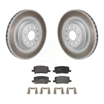 Rear Coated Disc Brake Rotors And Semi-Metallic Pads Kit For Tesla S KGF-103326