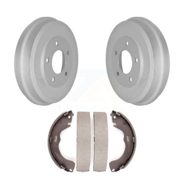 Rear Coated Brake Drum Shoes Kit For Ford Escape Mazda Tribute Mercury Mariner KGN-100027