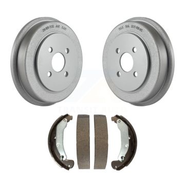 Rear Coated Brake Drum Shoes Kit For Chevrolet Cobalt Pontiac Saturn Ion G5 Pursuit KGN-100036