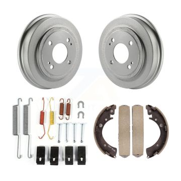 Rear Coated Brake Drum Shoes Spring Kit For Honda Fit Civic KGN-100056