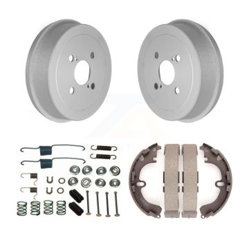 Rear Coated Brake Drum Shoes Spring Kit For Toyota Corolla Prizm Chevrolet Geo KGN-100060