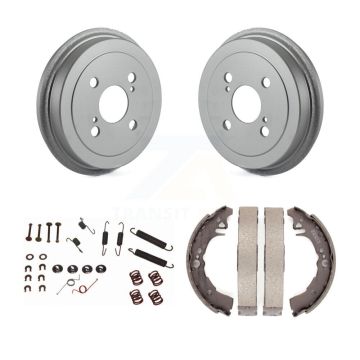 Rear Coated Brake Drum Shoes Spring Kit For 2000-2005 Toyota Echo KGN-100062