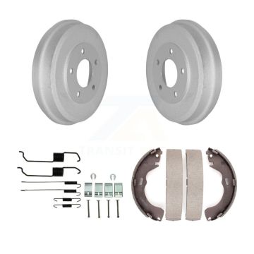 Rear Coated Brake Drum Shoes Spring Kit For Ford Escape Mazda Tribute Mercury Mariner KGN-100063