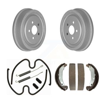 Rear Coated Brake Drum Shoes Spring Kit For 2003-2005 Pontiac Sunfire Chevrolet Cavalier KGN-100071