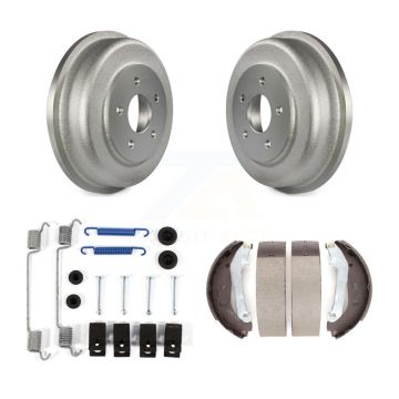 Rear Coated Brake Drum Shoes Spring Kit For 2010-2013 Ford Transit Connect KGN-100081
