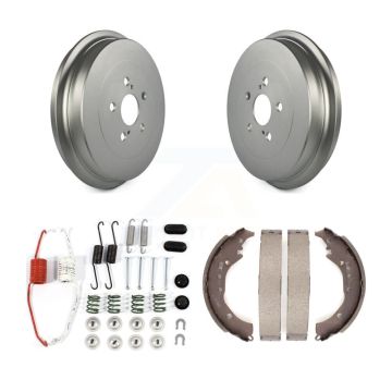 Rear Coated Brake Drum Shoes Spring Kit For 2009-2019 Toyota Corolla KGN-100083