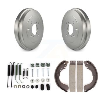 Rear Coated Brake Drum Shoes Spring Kit For Nissan Versa Sentra Cube KGN-100084