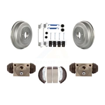 Rear Coated Brake Drum Shoes Spring And Cylinders Kit For 2010-2013 Ford Transit Connect KGN-100097