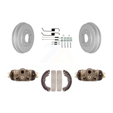 Rear Coated Brake Drum Shoe Spring And Cylinder Kit For Ford Escape Mazda Tribute Mercury KGN-100102