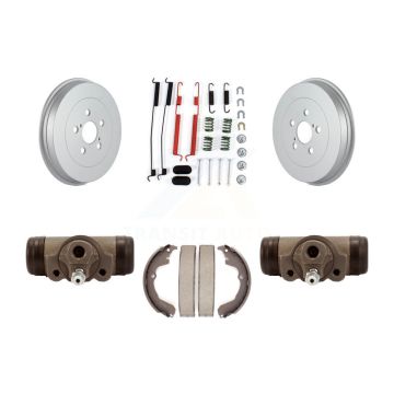 Rear Coated Brake Drum Shoes Spring And Cylinders Kit For Pontiac Vibe Toyota Matrix KGN-100106