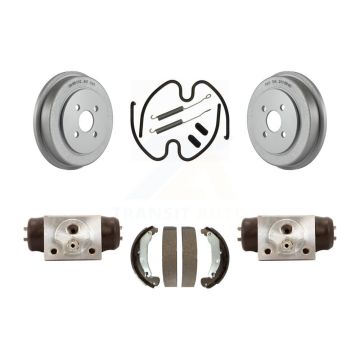Rear Coated Brake Drum Shoes Spring And Cylinders Kit For 2003 Saturn Ion KGN-100109