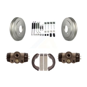 Rear Coated Brake Drum Shoes Spring & Cylinder Kit For Jeep Patriot Compass Dodge Caliber KGN-100115