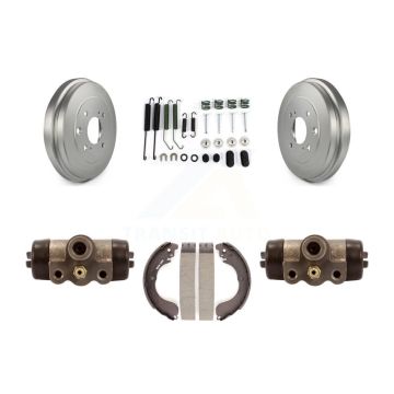 Rear Coated Brake Drum Shoes Spring And Cylinders Kit For Nissan Versa Sentra Cube KGN-100116
