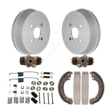 Rear Coat Brake Drum Shoe Spring Cylinder Kit (6Pc) For Toyota Corolla Non-ABS From 04 02 KGN-100161