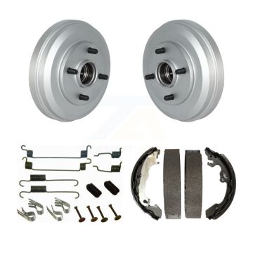 Rear Coated Brake Drum Shoes Spring Kit For 2009-2011 Ford Focus KGN-100178