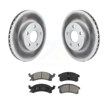 Front Coat Brake Rotor Semi-Metallic Pad Kit For Chevrolet Cavalier Pontiac Sunfire Grand KGS-100001