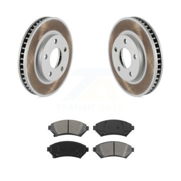 Front Coated Brake Rotors Semi-Metallic Pad Kit For Buick Pontiac Montana Century LeSabre KGS-100007